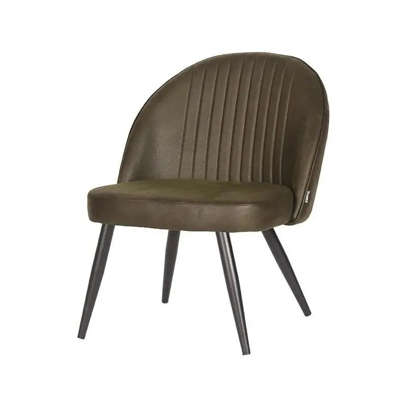 Chaise Industrielle ronde en tissu microfibre lyadesign Camouflage