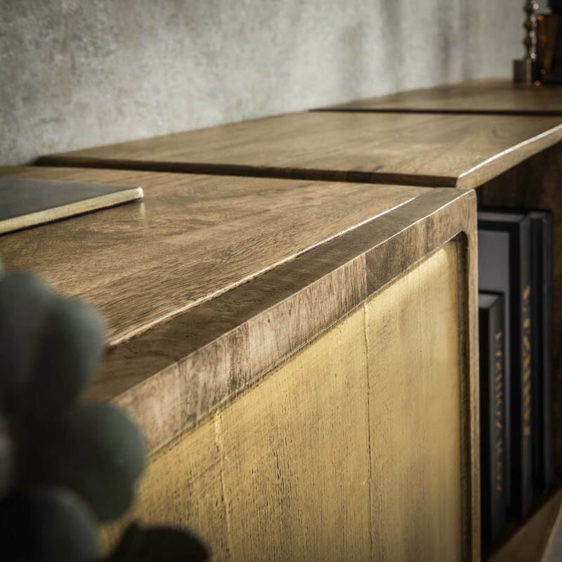 Buffet Suspendu Bois Details