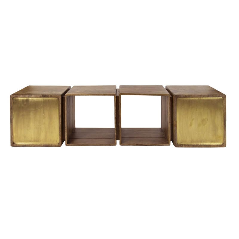 Buffet Suspendu Bois Fond Blanc