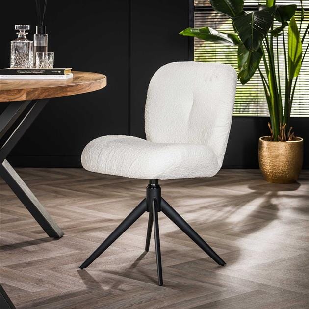 Ensemble de chaises Comfort Rotatif et tabouret 4932 dans un décor chic