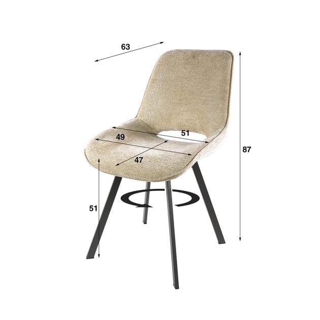 Chaise Pivotant Dimensions