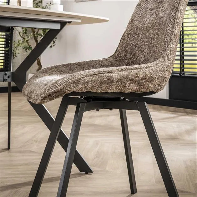 Chaise de Salle à Manger Tissu Details