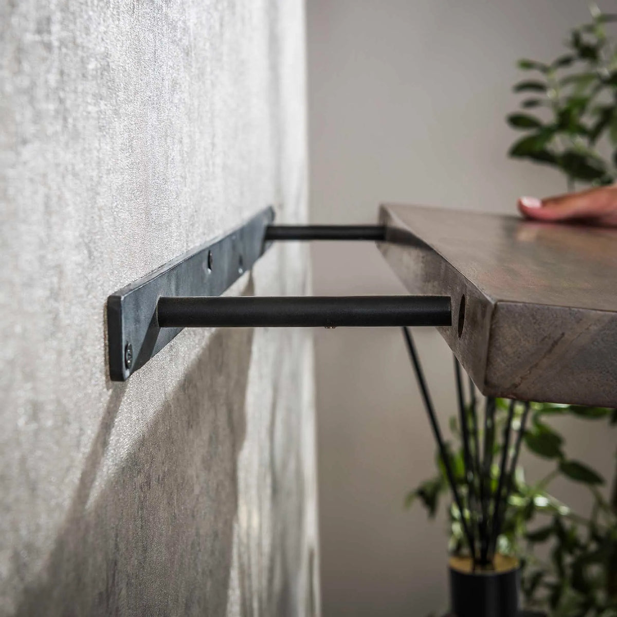 Etagere Murale En Bois Acacia Installation