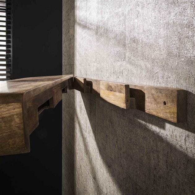 Installations de l&#39;Étagère flottante en bois massif 