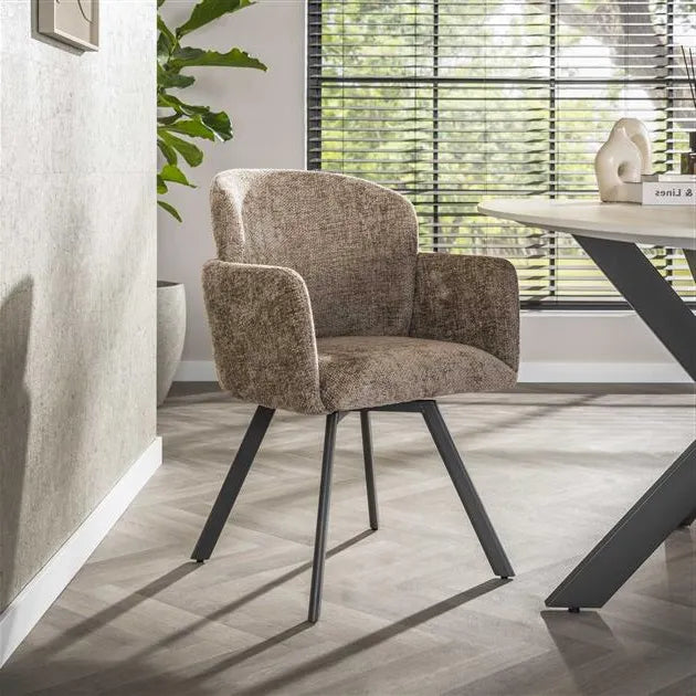 Fauteuil Pivotant Design Champagne