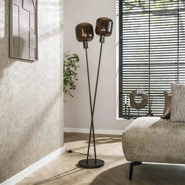 Lampadaire 2 Lampes Design Non Allume