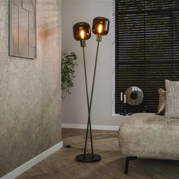 Lampadaire 2 Lampes Design
