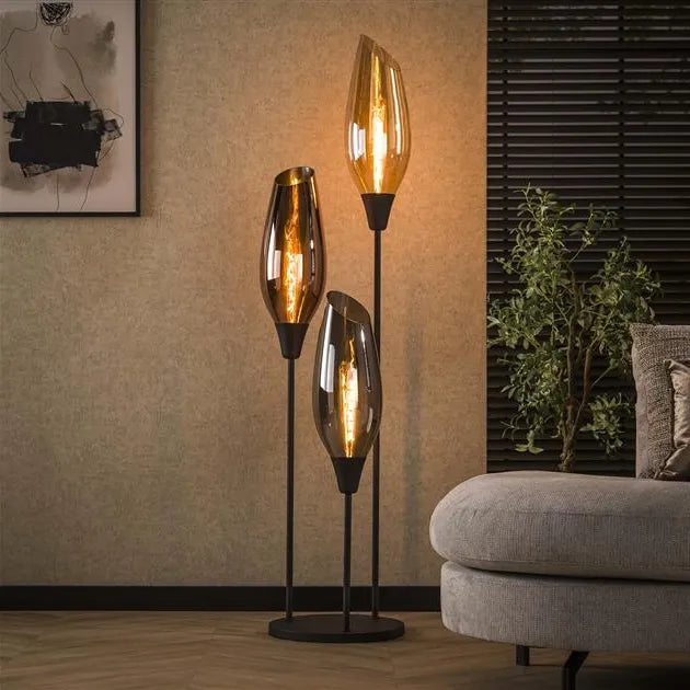 Lampadaire 3 Lampes Verre