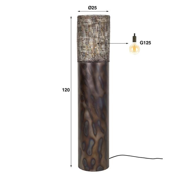 Lampadaire Colonne 120cm Dimensions