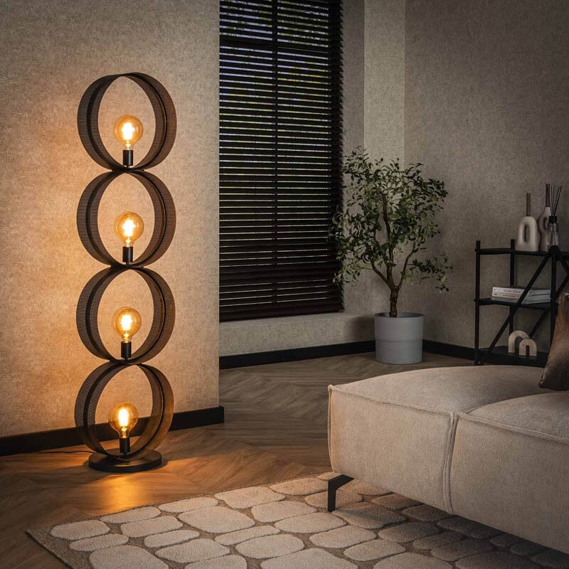 Lampadaire Industriel 4 Lampes