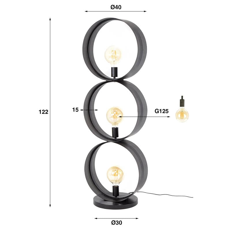 Lampadaire Industriel Design Dimensions