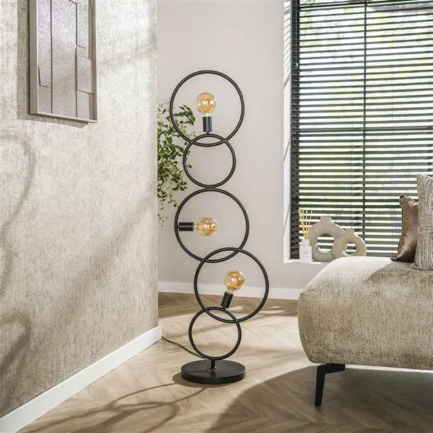 Lampadaire Métal 3 Lampes Non Allumé