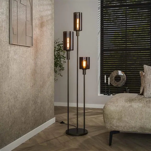 Lampadaire Verre 3 Lampes