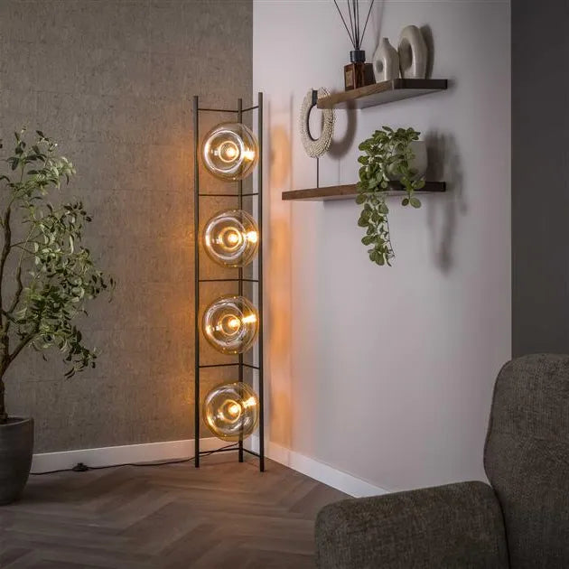 Lampadaire Verre 4 Lampes