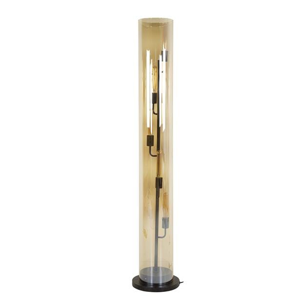 Lampadaire Verre Souffle Fond Blanc