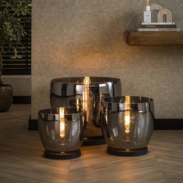 Lampe A Poser Chic Spirale Chrome