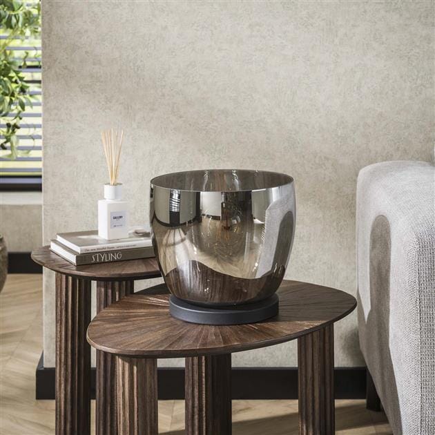 Lampe A Poser Chic Spirale Chrome L