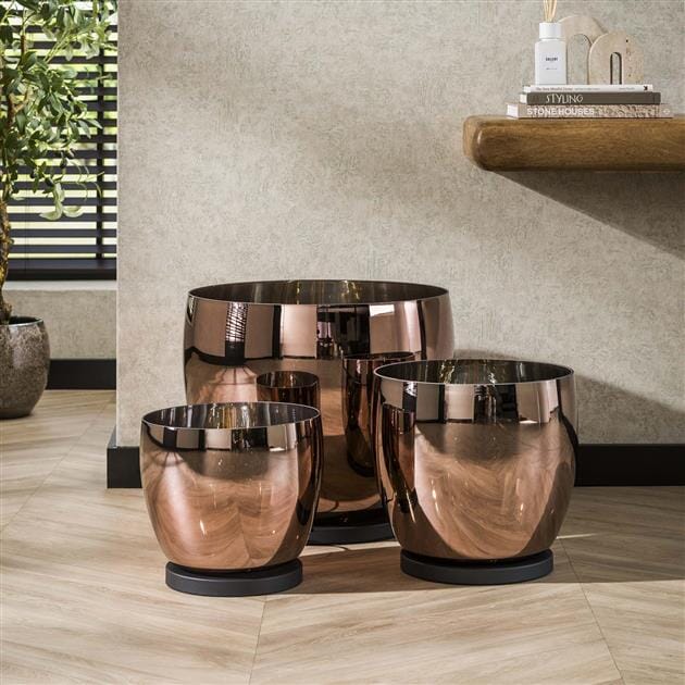 Lampe A Poser Chic Spirale Cuivre