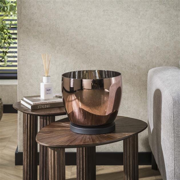 Lampe A Poser Chic Spirale Cuivre L