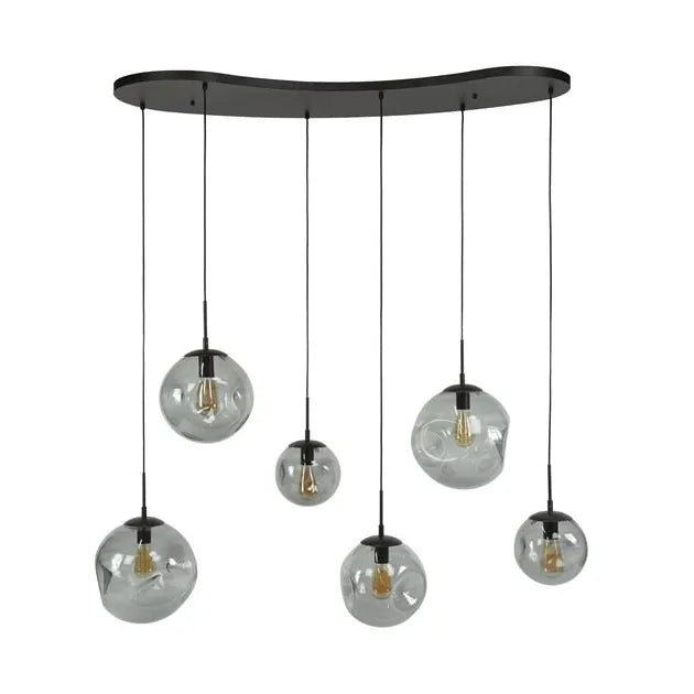 Lampe Suspendue Verre Fond Blanc