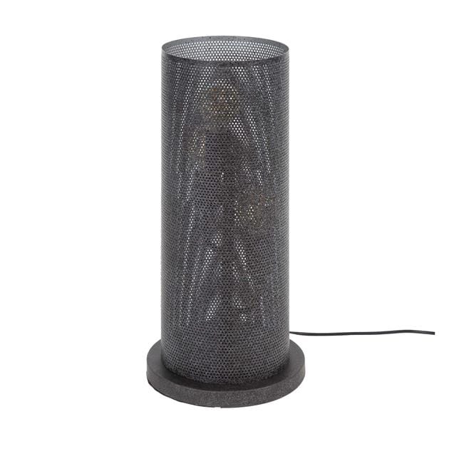 Lampe de Table Cylindrique Fond Blanc 