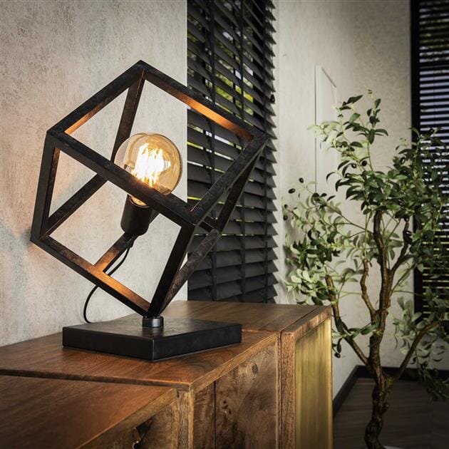 Lampe de Table Noire