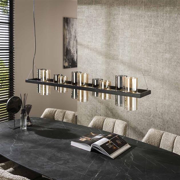 Luminaire Suspension Verre Colore  salle a manger