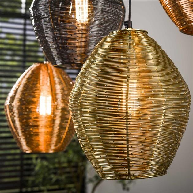 Lustre Industriel Vintage Details