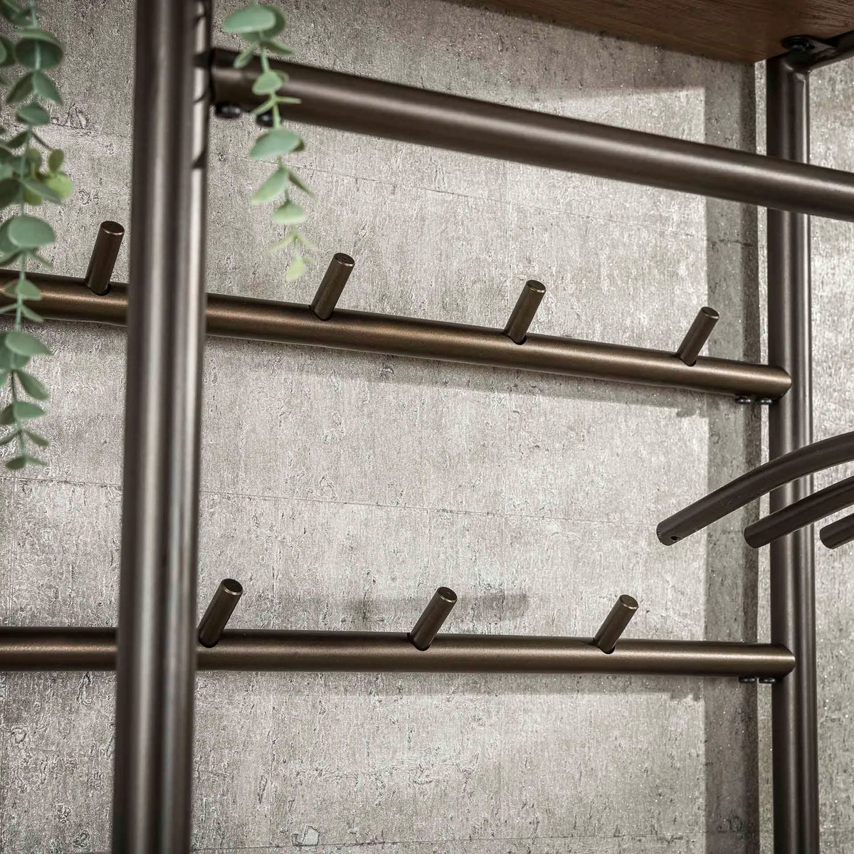 Meuble Porte-Manteau Design Details Crochets