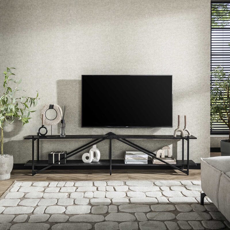 Meuble TV Metal Noir