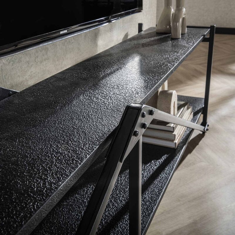 Meuble TV Metal Noir Details