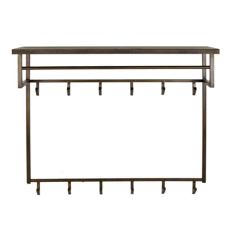 Porte Manteau Metal Vintage Fond Blanc