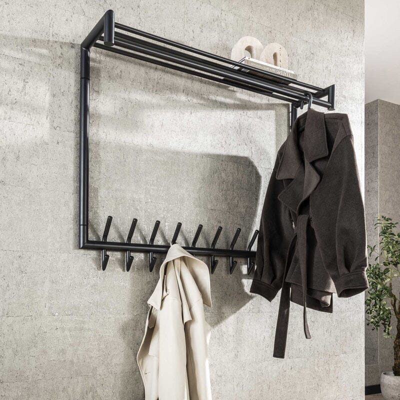 Porte Manteau Noir Mural