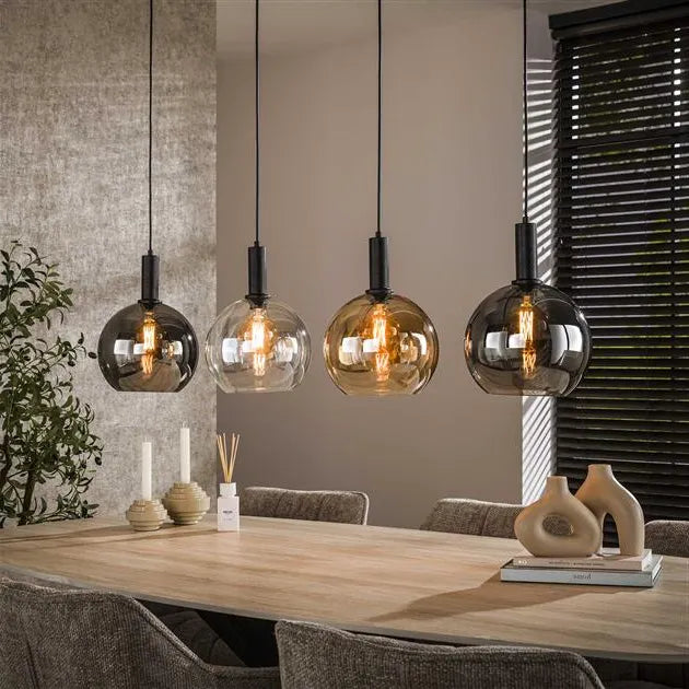 Suspension En Verre Coloré