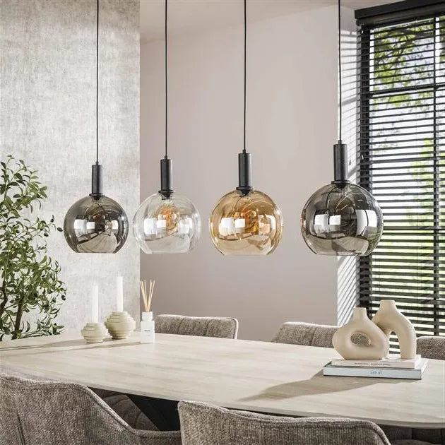 Suspension En Verre Coloré Non Allume