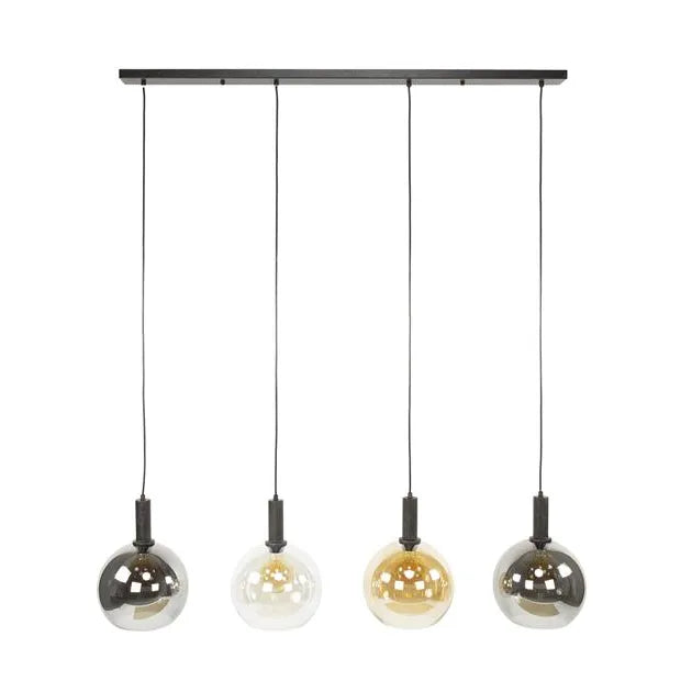 Suspension En Verre Coloré Fond Blanc