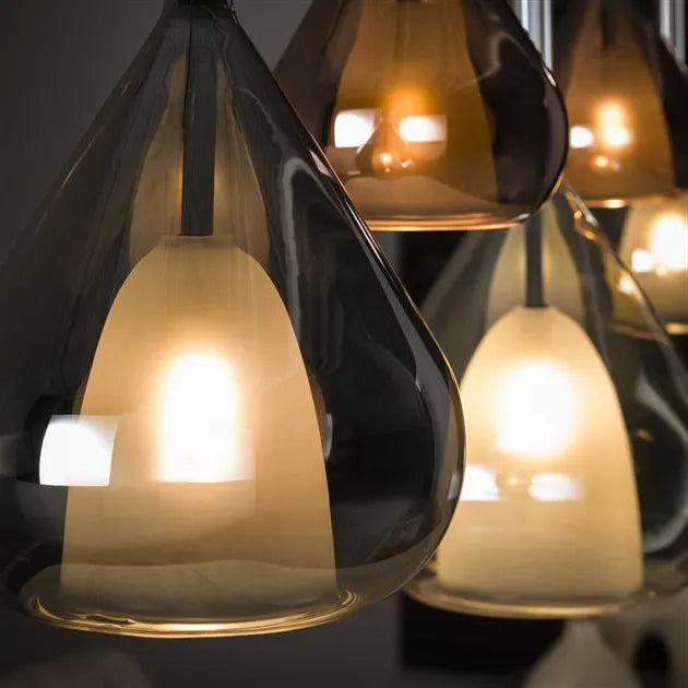 Suspension Goutte D&#39;Eau Verre Details