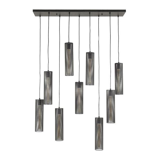 Suspension Industrielle Vintage Fond Blanc