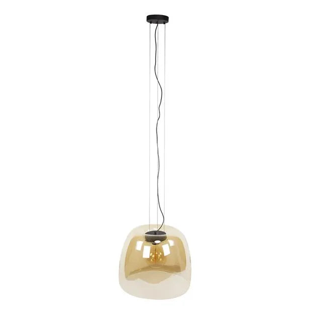 Suspension Luminaire En Verre Coloré Fond Blanc