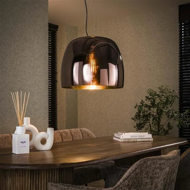 Suspension Luminaire En Verre Coloré Marron