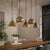 Suspension Métal 5 Lampes