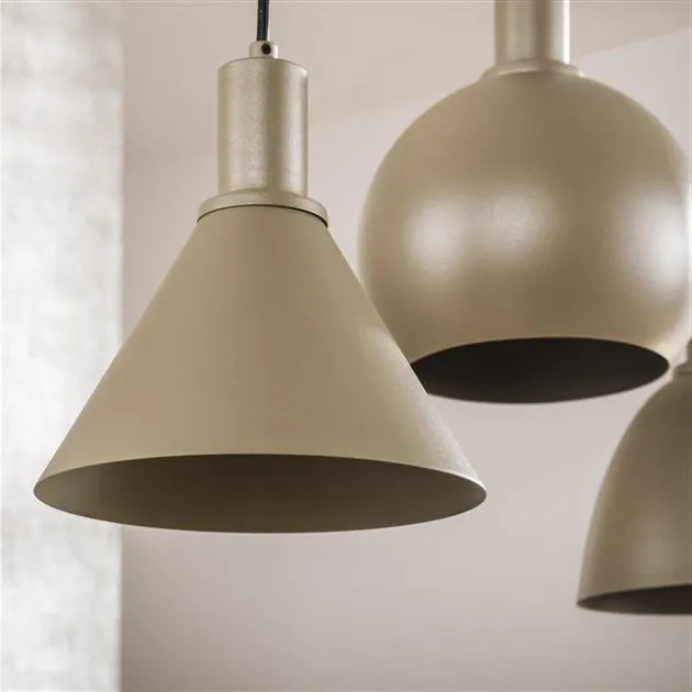 Suspension Métal 5 Lampes Details