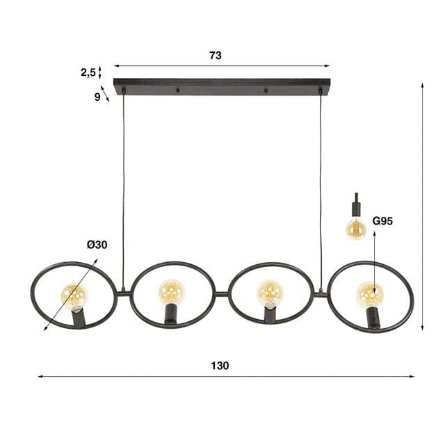 Suspension Metal Design Dimensions