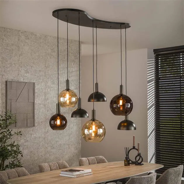 Suspension Verre et Métal