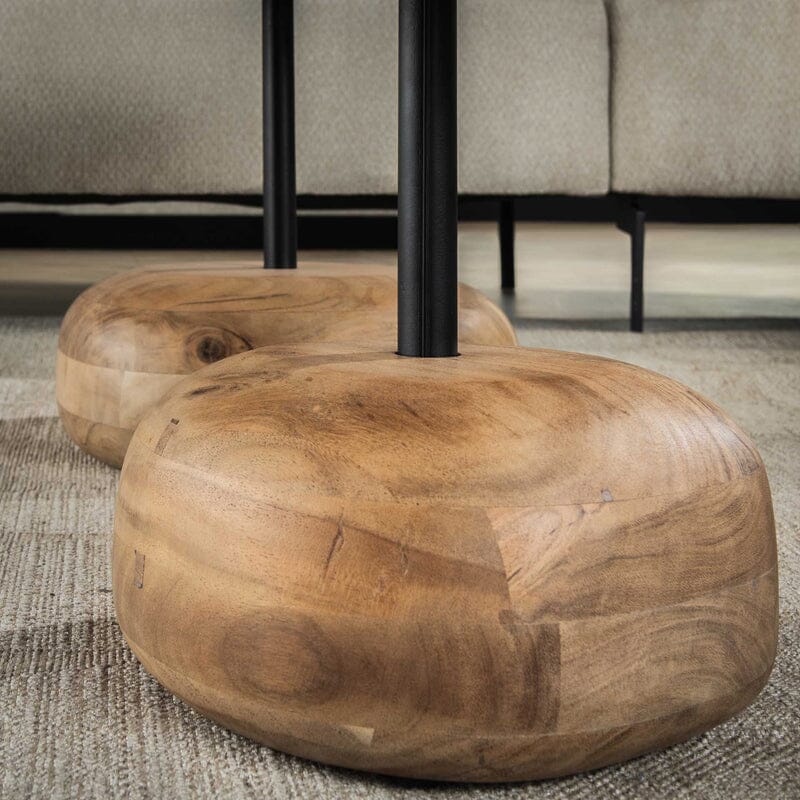 Table Basse Bois Acacia Details