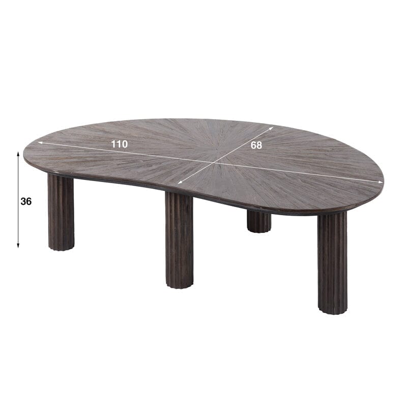 Table Basse Bois Teck Dimensions