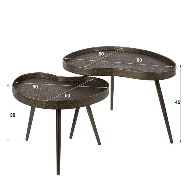 Table Basse Metal Design Dimensions
