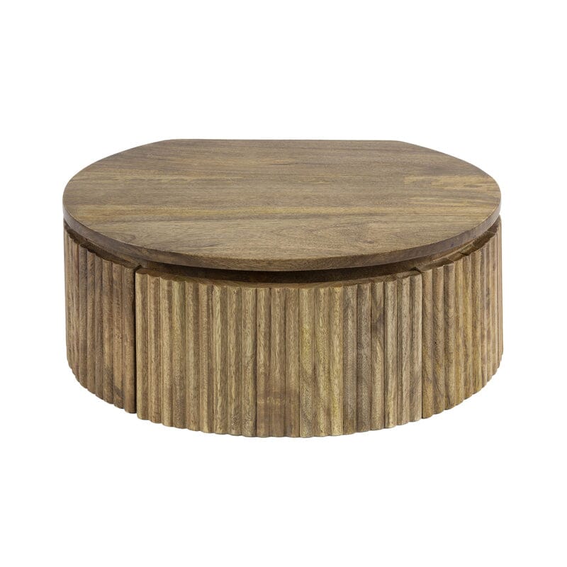 Table Chevet Ronde Fond Blanc