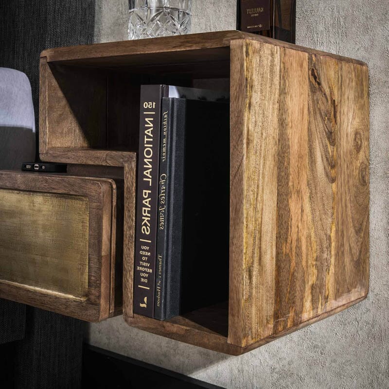 Table De Chevet Design Bois Details