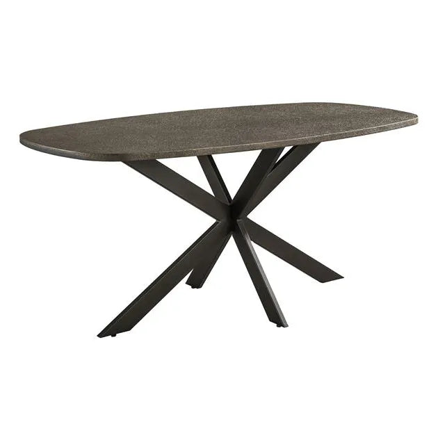 Table à Manger Ovale Fond Blanc